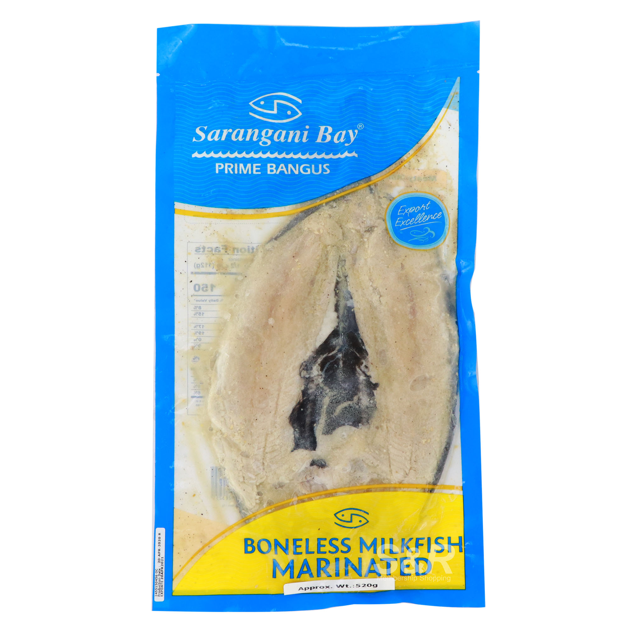 Sarangani Bay Marinated Boneless Bangus approx. 500-600g